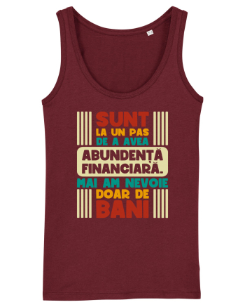 Abundență financiară V2 Burgundy