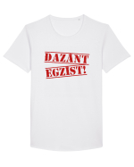 Dazant Egzist! Tricou mânecă scurtă guler larg Bărbat Skater