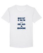 READ A BOOK Tricou mânecă scurtă guler larg Bărbat Skater