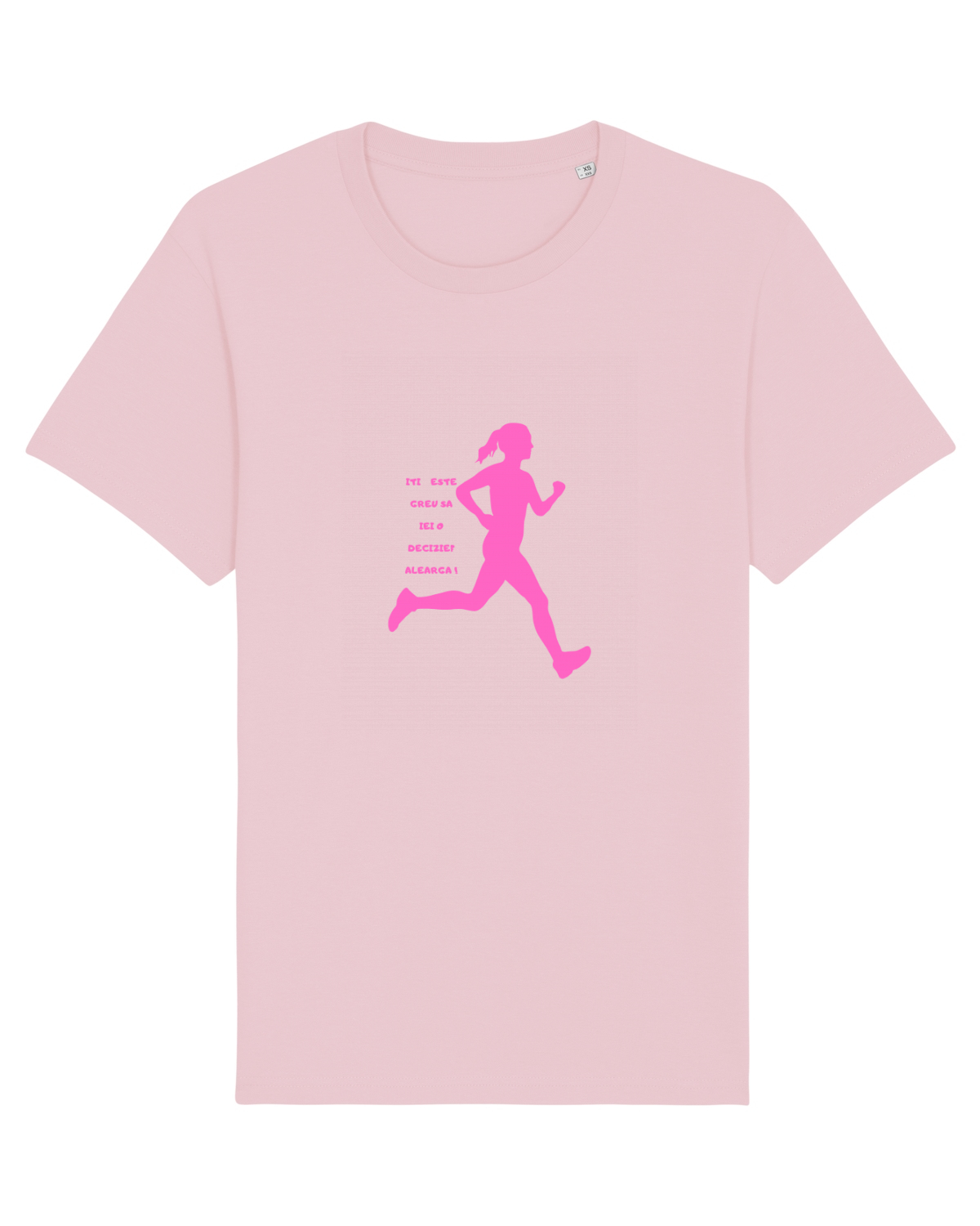 Tricou mânecă scurtă Unisex Rocker Cotton Pink