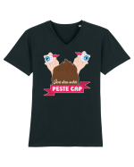 Îmi dau ochii peste cap Tricou mânecă scurtă guler V Bărbat Presenter