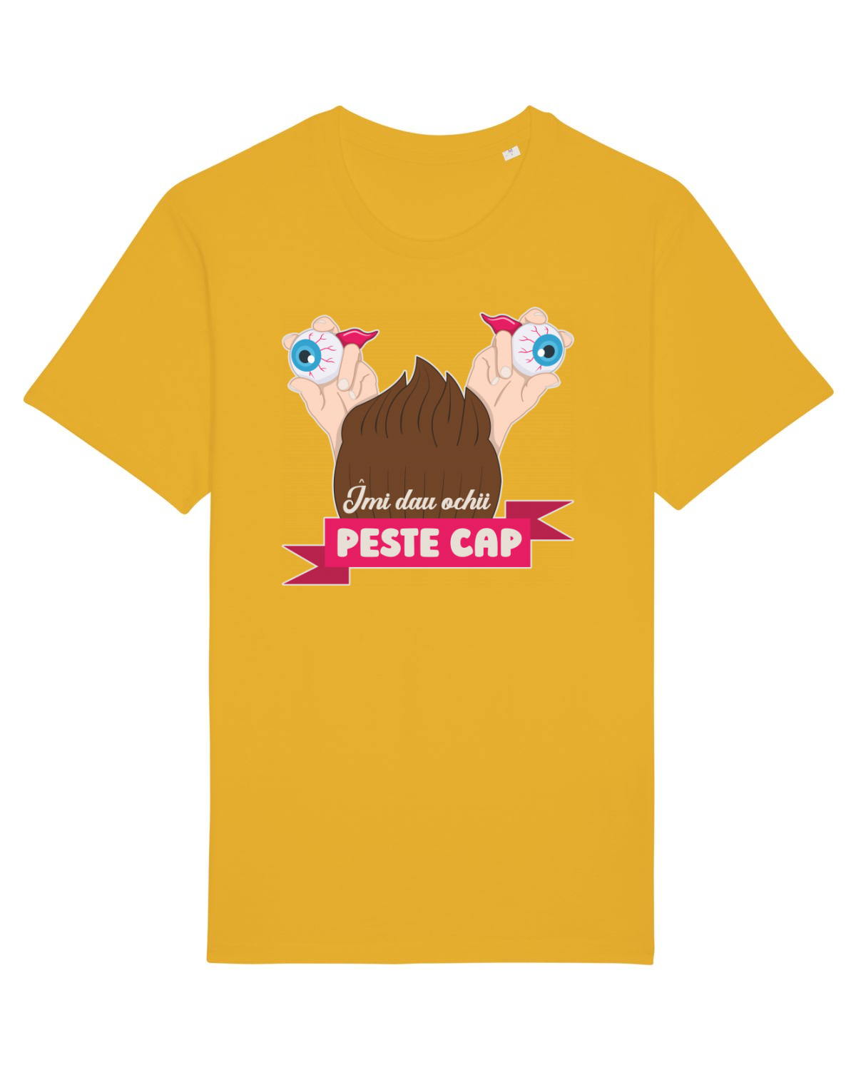 Tricou mânecă scurtă Unisex Rocker Spectra Yellow