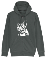 French bulldog Hanorac cu fermoar Unisex Connector