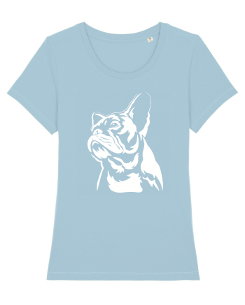 French bulldog Sky Blue