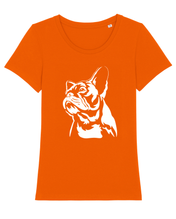 French bulldog Bright Orange