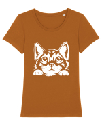 Kitty Tricou mânecă scurtă guler larg fitted Damă Expresser