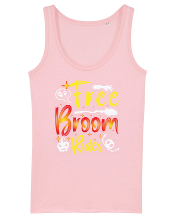 Free Broom Rides Cotton Pink