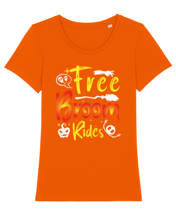 Free Broom Rides Bright Orange