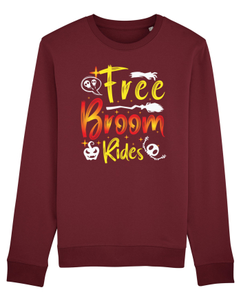 Free Broom Rides Burgundy