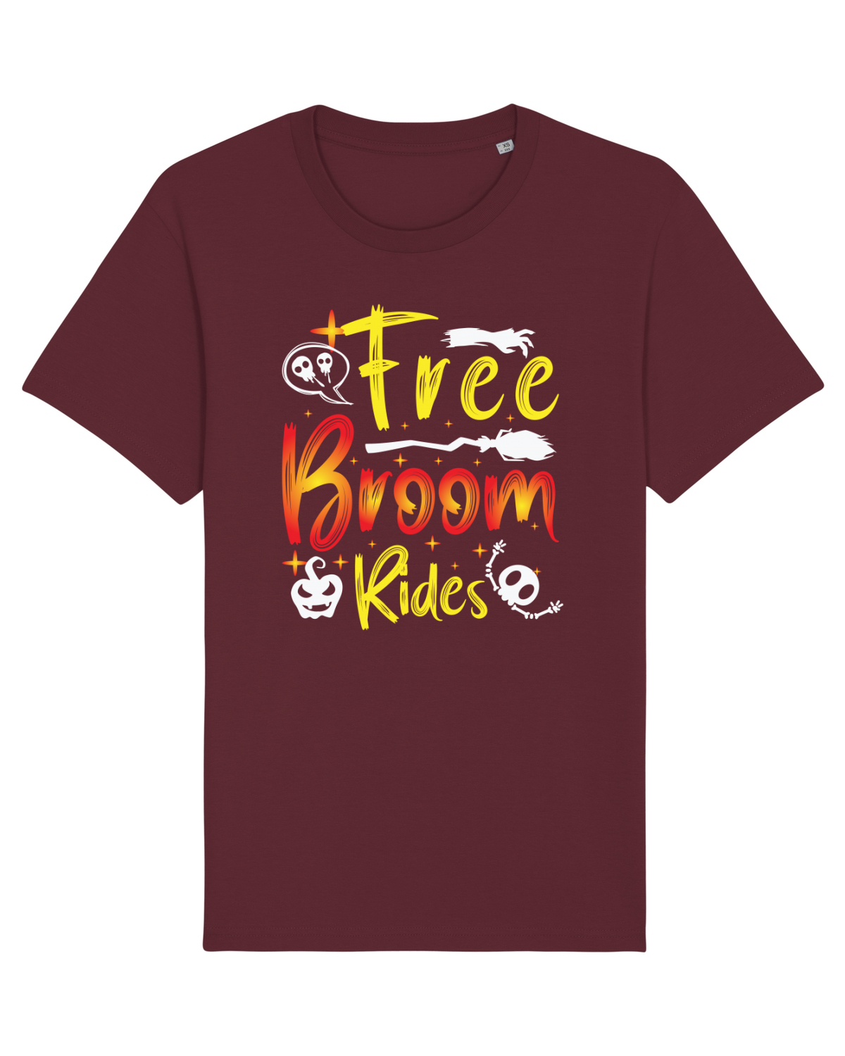 Tricou mânecă scurtă Unisex Rocker Burgundy