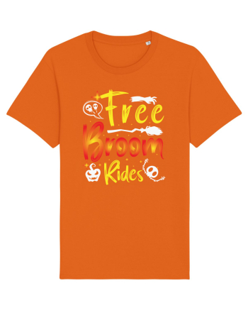 Free Broom Rides Bright Orange