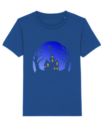 Halloween Blue Moon Scary House Majorelle Blue