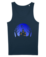 Halloween Blue Moon Scary House Maiou Bărbat Runs