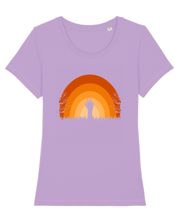 Halloween Creepy Sunset Lavender Dawn
