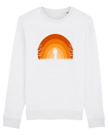 Halloween Creepy Sunset White
