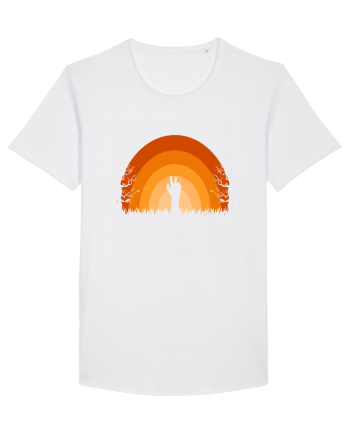 Halloween Creepy Sunset White
