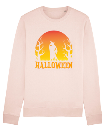Halloween Night Witch Silhouette Candy Pink