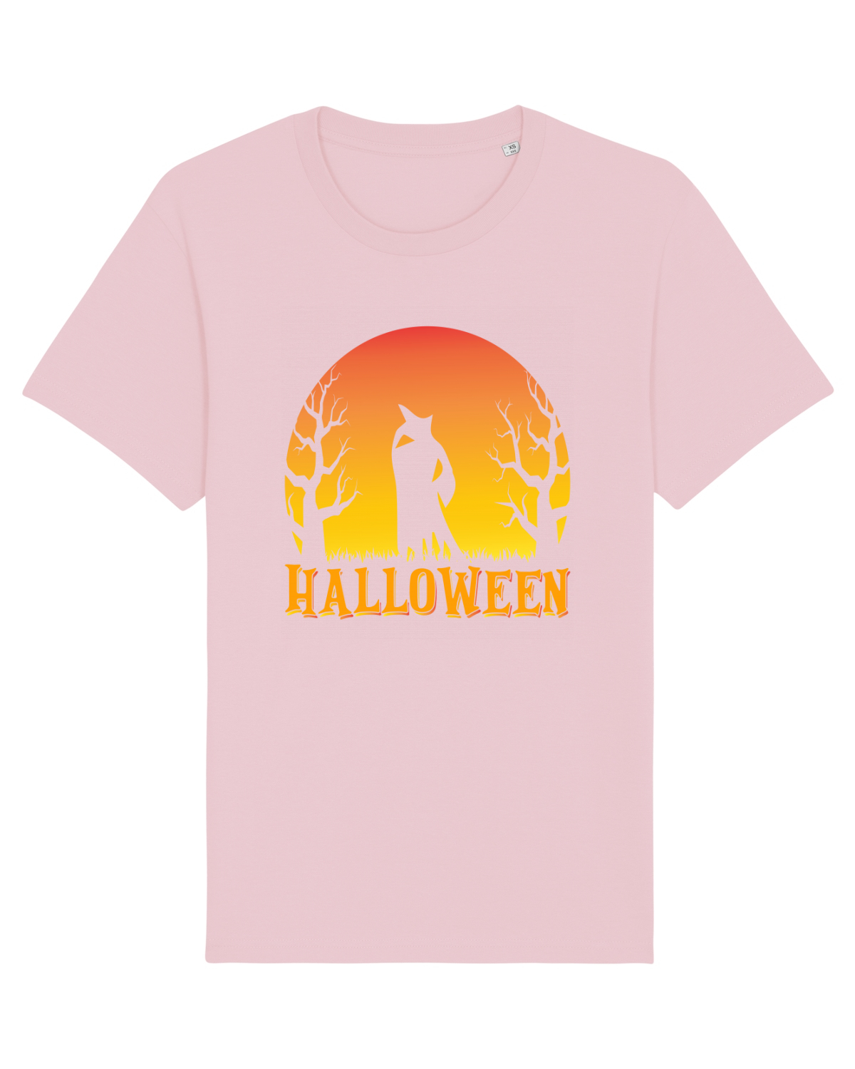 Tricou mânecă scurtă Unisex Rocker Cotton Pink