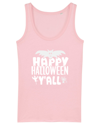 Happy Halloween Y'all Cotton Pink