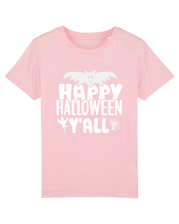 Happy Halloween Y'all Cotton Pink