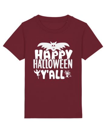 Happy Halloween Y'all Burgundy