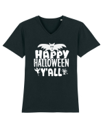 Happy Halloween Y'all Tricou mânecă scurtă guler V Bărbat Presenter