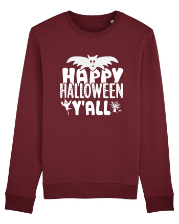 Happy Halloween Y'all Burgundy