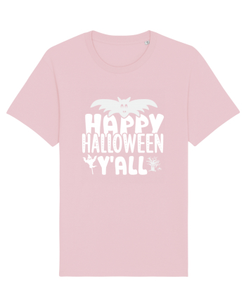 Happy Halloween Y'all Cotton Pink