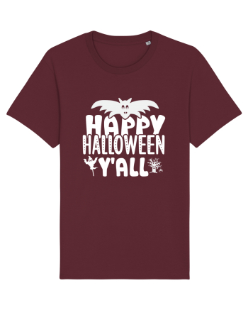 Happy Halloween Y'all Burgundy