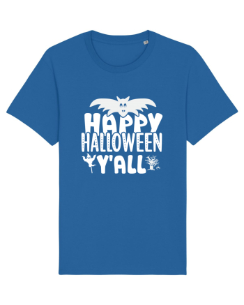 Happy Halloween Y'all Royal Blue