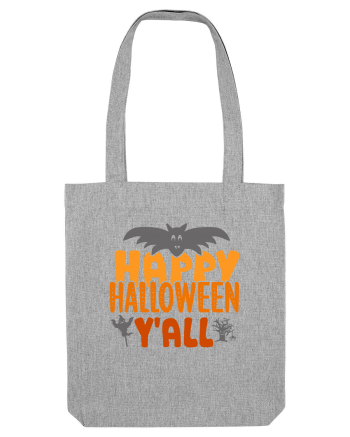 Happy Halloween Y'all Heather Grey