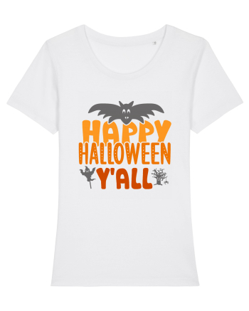Happy Halloween Y'all White