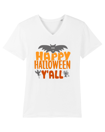 Happy Halloween Y'all White