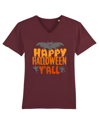 Happy Halloween Y'all Burgundy