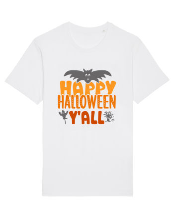 Happy Halloween Y'all White