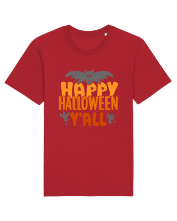 Happy Halloween Y'all Red