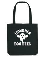 I Love Her Boo Bees Sacoșă textilă