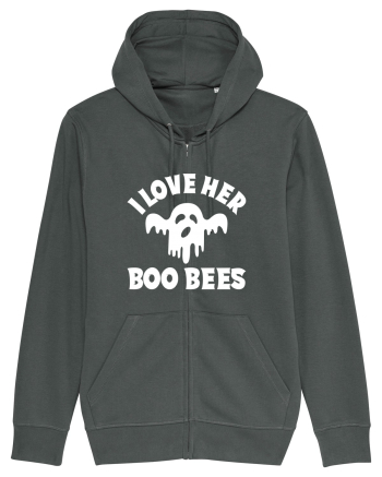 I Love Her Boo Bees Anthracite