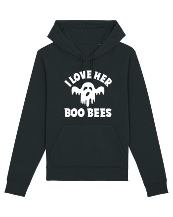 I Love Her Boo Bees Black