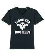 I Love Her Boo Bees Tricou mânecă scurtă guler V Bărbat Presenter