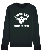 I Love Her Boo Bees Bluză mânecă lungă Unisex Rise