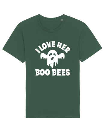 I Love Her Boo Bees Bottle Green