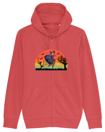 Sunset Broom Witch Carmine Red