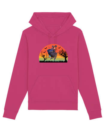 Sunset Broom Witch Raspberry