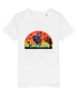 Sunset Broom Witch Tricou mânecă scurtă  Copii Mini Creator