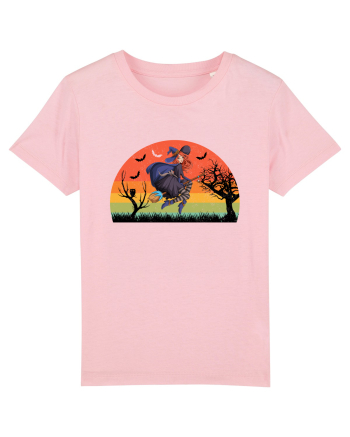 Sunset Broom Witch Cotton Pink
