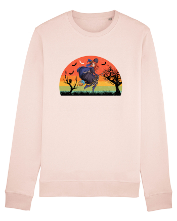 Sunset Broom Witch Candy Pink