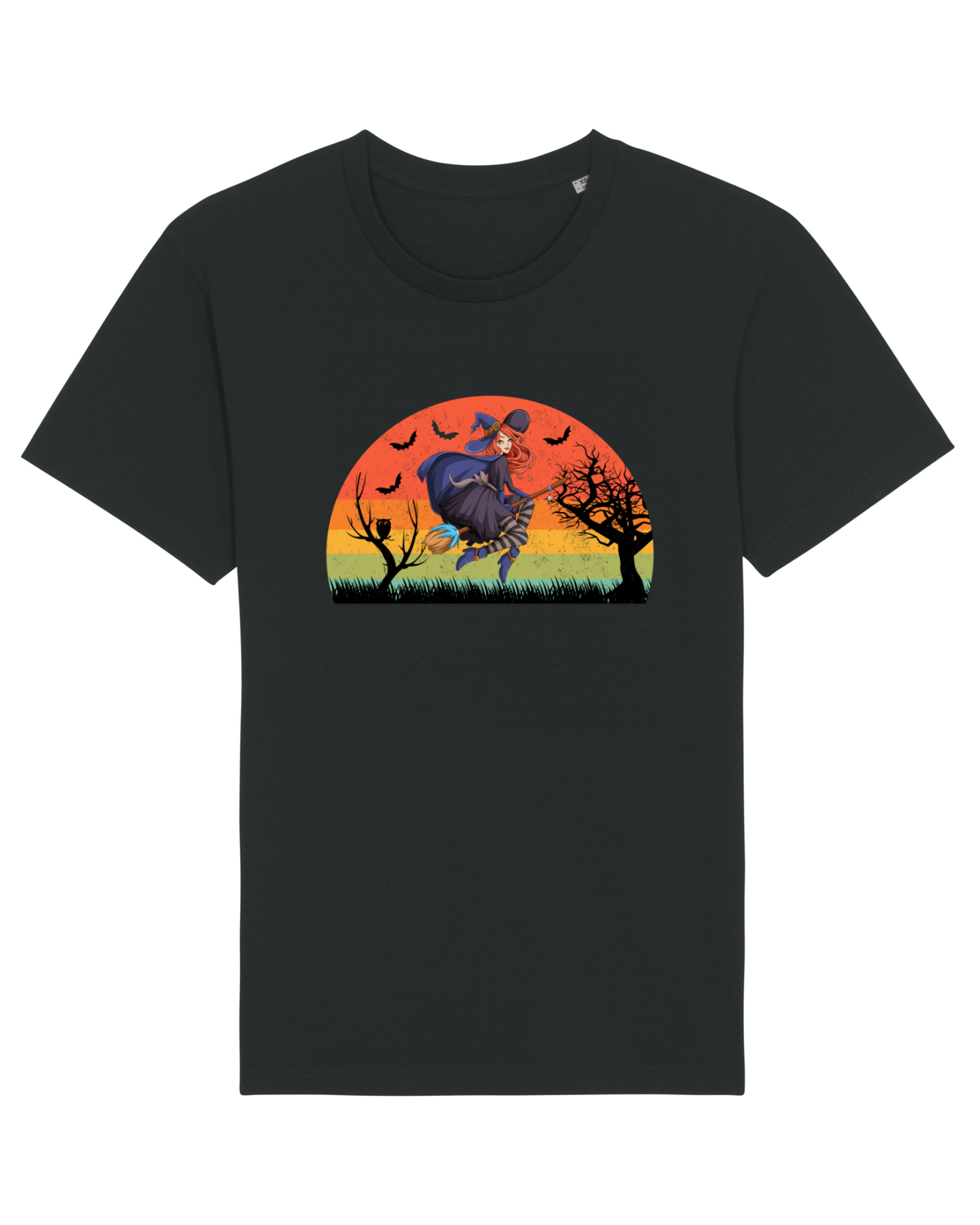 Tricou mânecă scurtă Unisex Rocker Black