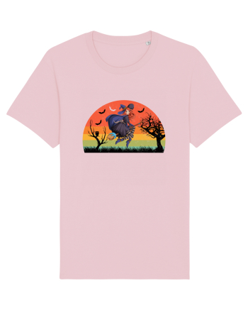 Sunset Broom Witch Cotton Pink