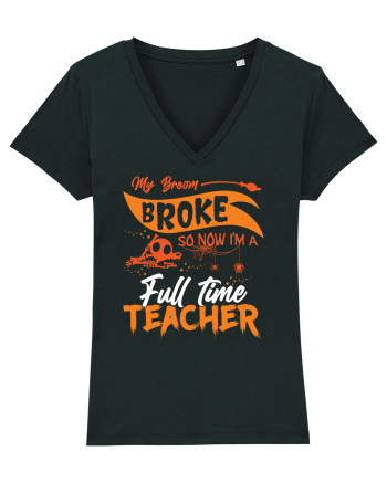 My broom broke so now I'm a full-time teacher Black
